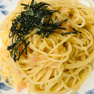 隠し味はあごだし醤油たらこスパゲティ